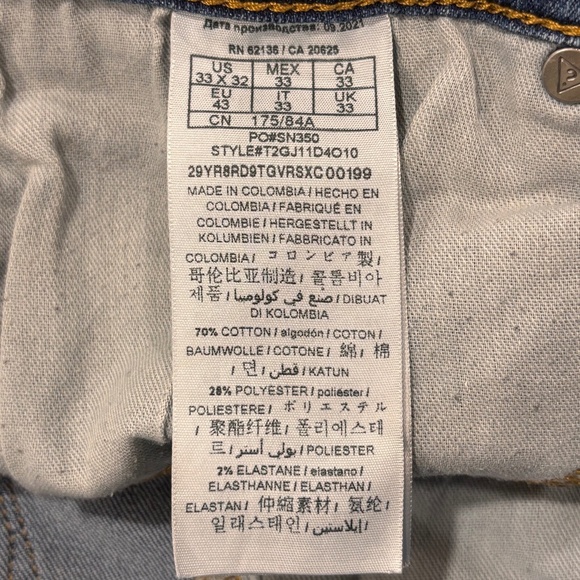 Guess women's Brit Rocker slim taper leg jeans 33 x 32 - Picture 10 of 13